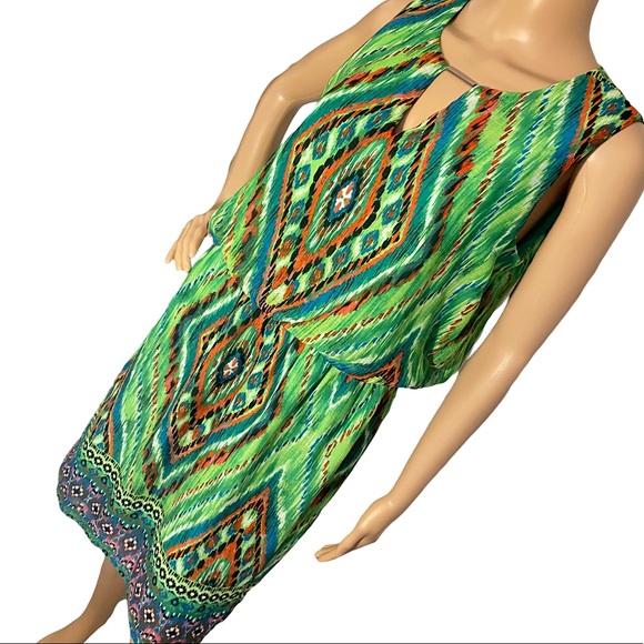 HP ๐ฅณ TIANA B. | GREEN DRESS SZ 10 - Picture 3 of 16